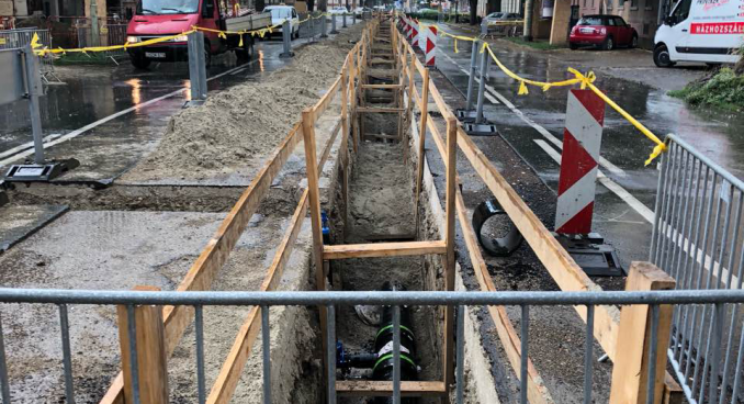 Szeged, Tisza L. krt. - Kisnyomású gázleágazó vezeték kiváltás